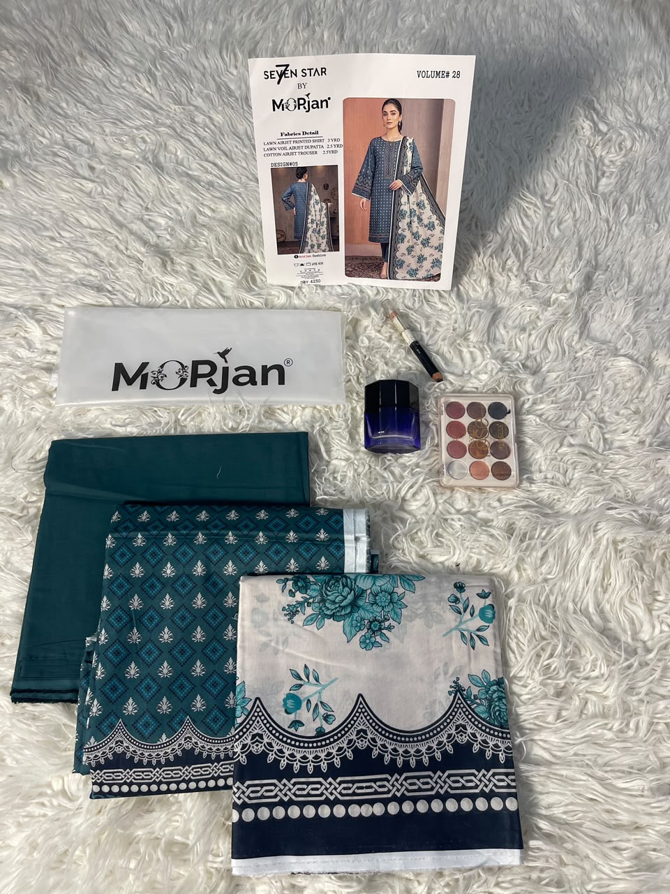 Morjan| premium lawn|3pc
