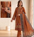 Morjan| premium lawn|3pc