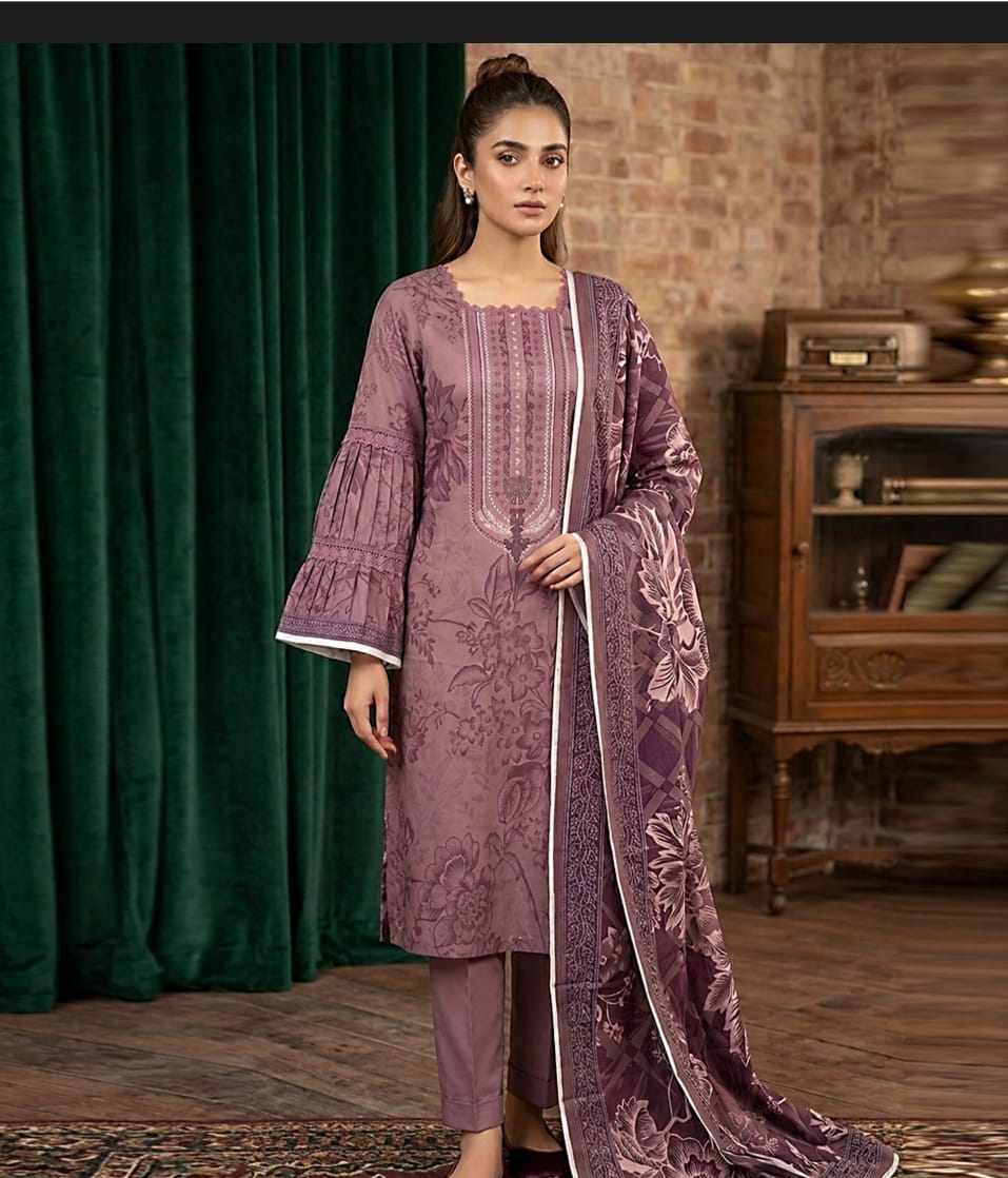 Morjan| premium lawn|3pc
