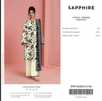 Sapphire |3 pc |Printed Lawn