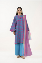 Sapphire|3 pc |Printed Lawn