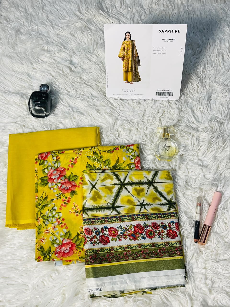 Sapphire |3 pc |Printed Lawn